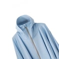 thumbnail image 2 of Sunscreen Jacket with Hood Thin Long Sleeve Ice Silk Blue UV Protection Jackets for Summer Riding, 2 of 8