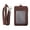 Brown, variant on GoGo Durable Badge & ID Holders, Leather Black, 3.1 x 4.5 in