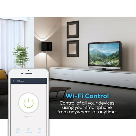 Geeni - Spot Wi-Fi Smart Plug - White