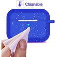 thumbnail image 3 of Compatible AirPods Pro Case Cover Silicone Protective Case Skin for Apple Airpod Pro 2019 (Front LED Visible) Black, 3 of 8