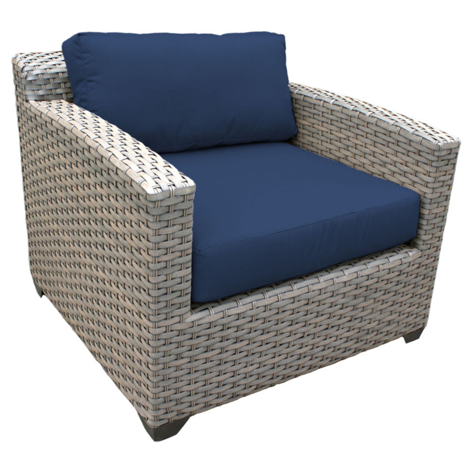 TK Classics Florence Wicker Outdoor Club Chair - Set of 2 Cushion Covers - image 2 of 2