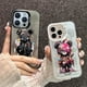 thumbnail image 5 of Case for IPHONE11 12 Color Silver Laser 3PROMAX 14PRO 15 15PRO Personality Anti-drop 15PROMAX Tide Cool Bear Mobile Phone Case, 5 of 5