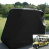 LESHP Waterproof Car Cover Sun Protecting Cover For Golf Cart Cover For 4 Passenger, Black