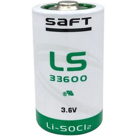 LS33600 Battery for SAFT LS33600BA Size D 3.6V 17000mAh Primary Lithium Battery