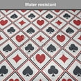 thumbnail image 7 of Casino Chair Seating Cushion, Holdem Gambler Hearts Spades Diamons Success Winning Modern Design Art, Soft Seat Pads for Office with Anti-slip Backing, 16"x16", Black Red, by Ambesonne, 7 of 7