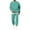 H7-Turquoise, variant on Nokdvo Tracksuits 2 Piece Set for Men Crewneck Long Sleeve Suits Sets Solid Color Stretchy Sweatsuits with Pockets Trendy Thermal Winter Warm Casual Outdoor Sweatshirt and Sweatpants,Khaki M