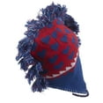 thumbnail image 3 of Top Headwear Peruvian Chullo Hat - Hearts - Red/Navy, 3 of 3