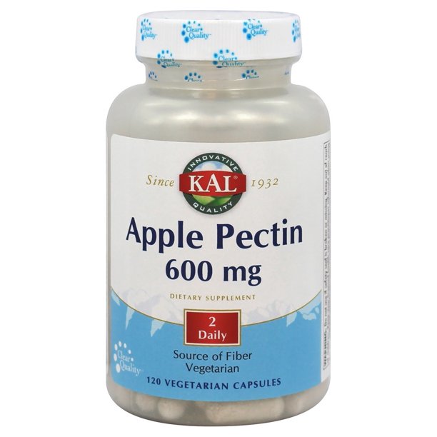 Kal Apple Pectin 600 mg. 120 Vegetarian Capsules