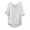 White-linen shirts for women, variant on Hfnxid Womens Cotton Linen Tops Crew Neck Puff Long Sleeve Shirt Fashion Casual Loose Fit Top Spring Holiday Going Out Blouses-Gray