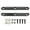 Black, variant on Riousery 2Pcs RC Roof Rails Aluminium Alloy Accurate Sturdy Durable Roof Rails for ARRMA 1/5 Outcast Kraton 8s Replacement Parts Accessories - Perfect Fit Toy Upgrade Part Red