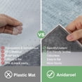 thumbnail image 4 of Anidaroel Office Chair Mat for Hardwood Floor & Tile, 36""x48"" Desk Chair Mat for Hard Floors, Under Desk Rug for Rolling Chair, Low Pile Carpet Floor Protector Rug, Easy to Clean, Gray-2, 4 of 7