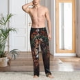 thumbnail image 2 of Logiee Lion Forest Crown Print Pajama Pants for Men,Men’s Pajama Bottoms,Mens PJ Pants with Pockets & Button Fly-3X-Large, 2 of 6