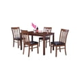 thumbnail image 1 of Comedor Rectangular Abigail con 4 Sillas De Madera, 1 of 3