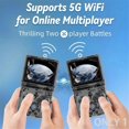 thumbnail image 2 of RG35XXSP Retro Handheld Game Console 3.5Inch Screen Portable Foldable Handheld Game Console with 3300mAH Battery 64GB B, 2 of 5