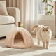 thumbnail image 5 of Camas de Gato para Gatos de Interior Cama de Gato, Carpa de Gato, Cama para Perros, Cama de Cueva de Gato Semi Cerrada con Bolas de Peluche, Cama de Gato Cubierta con Almohadillas Lavables Y Desmontab, 5 of 6