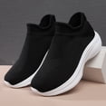 thumbnail image 3 of Women's Slip-On Walking Shoes, Lightweight and Breathable Mesh, Anti-Slip Casual Sneakers, 3 of 13