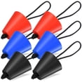 thumbnail image 1 of OUNONA 6Pcs Silicone Drain Hole Plugs for Kayak Canoe Assorted Color Reusable Stoppers, 1 of 7