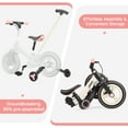 thumbnail image 5 of JMMD Toddler Bike with Push Handle for Kids, 6-in-1 Foldable Toddler Tricycle with Training Wheels, Pedals, Kid Balance Bike for 18-60 Months, Pink, 5 of 10
