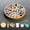 B, variant on DIY Mosaic Coaster Kit for Adults – Glass Wooden Crafts with Mixed Color Tiles – Beginner Friendly Craft Kit for Making Drink Coasters – Creative DIY Project for Home Decor and Gift