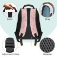 thumbnail image 4 of Garronmavis 4-in-1 Kids Girls Backpack Set Strawberry Capybara Printed School Backpack, Includes Backpack, Lunch Bag, Pencil Case, Water Holder Case for Back to School Use, 4 of 8