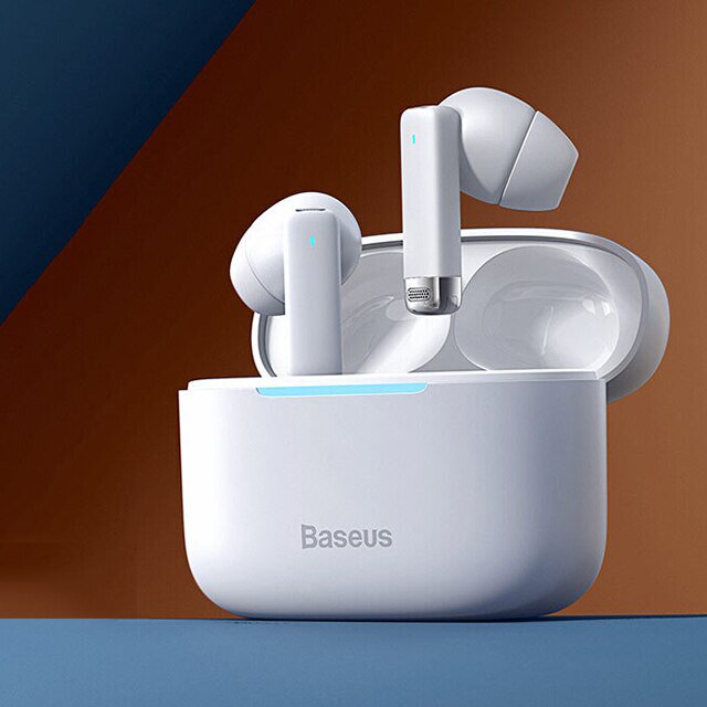 Baseus Bowie E9 Auricular inalámbrico Bluetooth 5.3 con 4 micrófonos ENC Verdadero auricular inalámbrico Cancelación de ruido Gaming Sport HiFi Earbud Tan Jianjun unisex