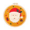 thumbnail image 1 of AMLESO Christmas Embroidery DIY Embroidery Set for Beginners for Bedroom Restaurant Santa Claus, 1 of 8
