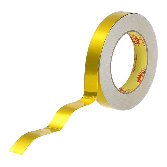 Uxcell Heat Shield Tape, 0.8Inch x 164FT Heat Reflective Adhesive Foil Tape, Gold