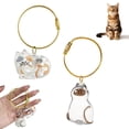 thumbnail image 1 of Cat Hair Keychain, Cat Fur Keepsake Capsule Pendant, Pets Hair Storage Keychain, Pet Fur Keepsake, 1 of 8