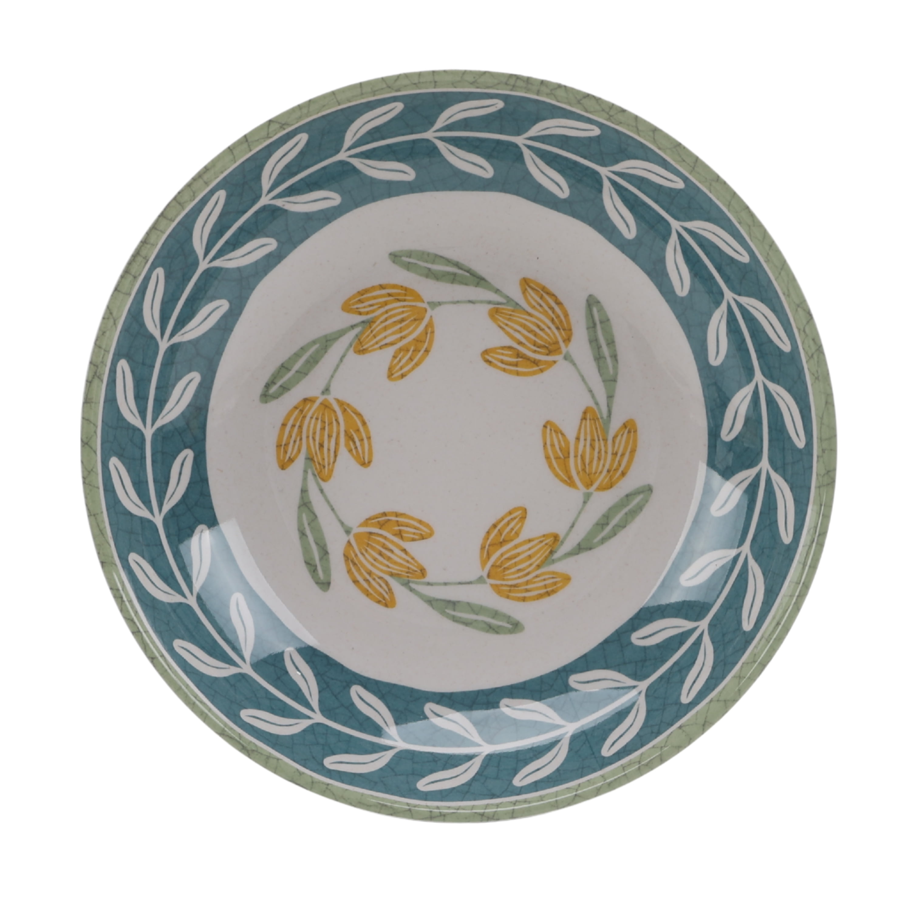 Better Homes & Gardens Floral Bamboo Melamine Dinner Bowl 8.7 Inch 1Pc