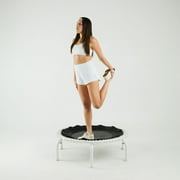 JumpSport 350 PRO Fitness Trampoline, Cardio Workout Equipment, 39 Inch, White