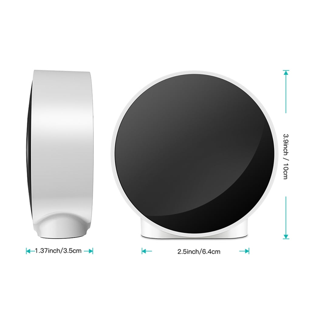 Zeiwohndc Modern LED Digital Bedroom Table Clock 12/24H with Snooze Calendar Functrion