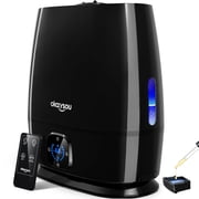 Okaysou Humidifiers, 6L Smart Humidifier and Diffuser for Bedroom Large Room W/Remote Control, Filterless, 50 Hour Top Fill Cool Mist Humidifiers with Humidistat for Babies, Plant, Sleep Mode, Timer