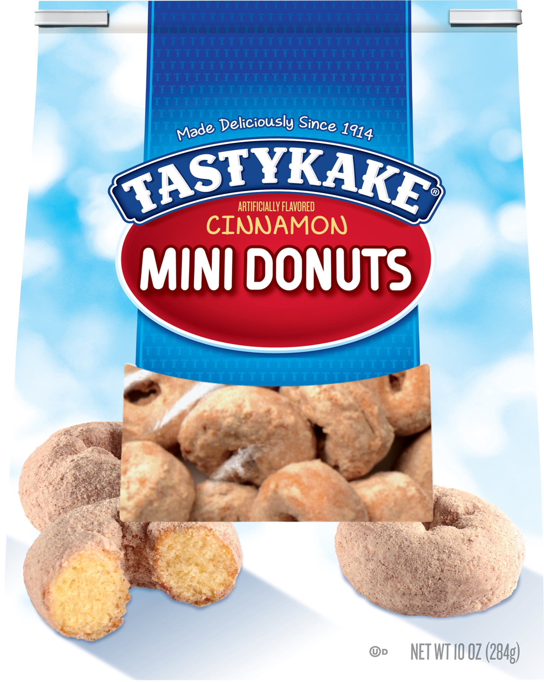 Tastykake Cinnamon Mini Donuts, Shareable Donuts, 10 oz Bag
