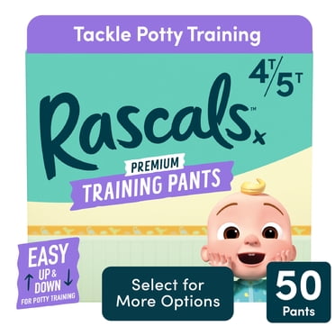 Rascals Premium CoComelon Absorbent Potty Training Pants 4T-5T, 50 Count