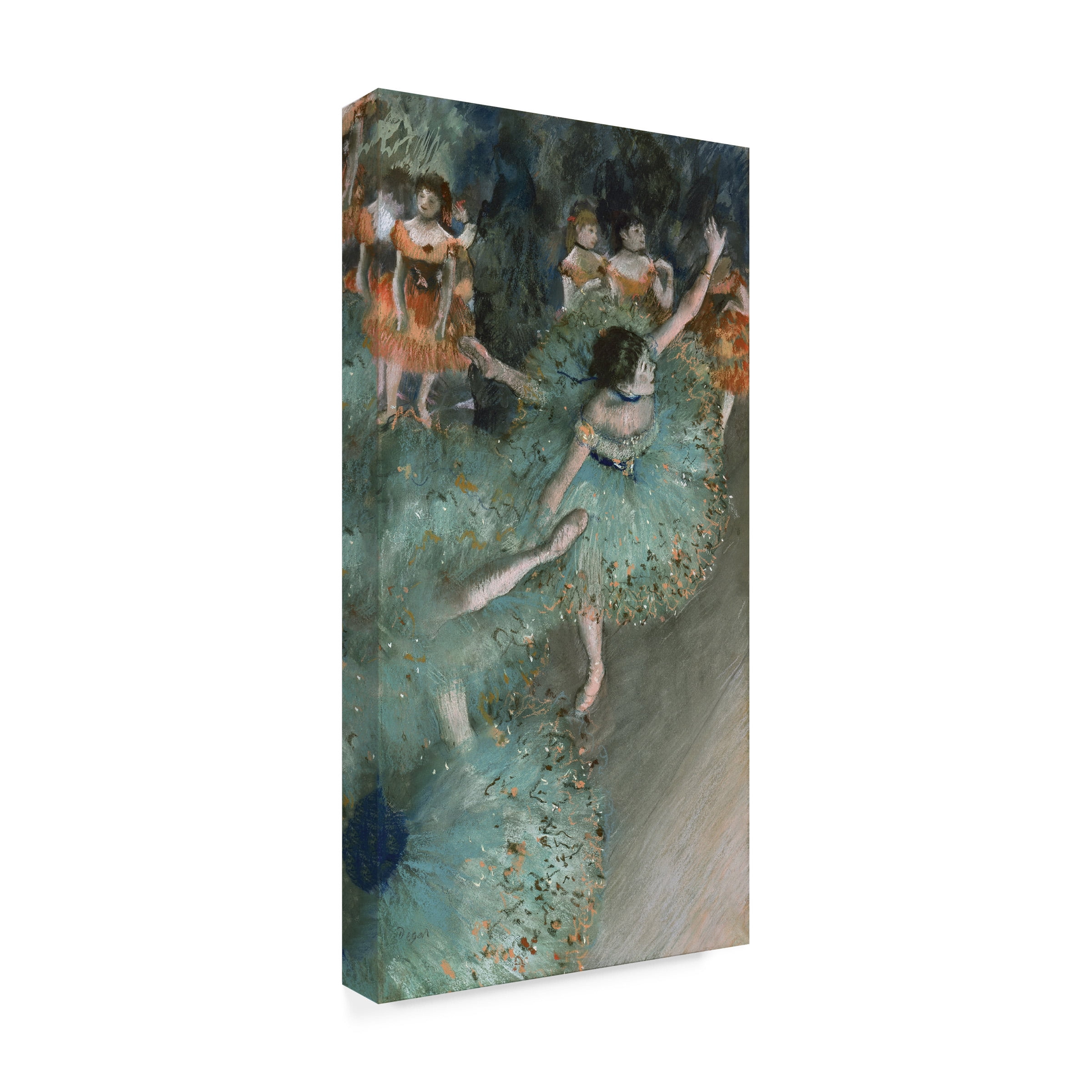 Degas 'Green Dancer' Canvas Art
