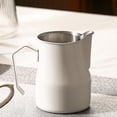 thumbnail image 4 of Coffee Milk Frother Cup, Coffee Steaming Pitcher Milk Frothing Cup With Handle Easy To Pour Coffee Milk Frother Cup Portable Steamer Frothing Pitchers Coffee Cup For Coffee Making, 4 of 8