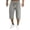C3/Grey, variant on XIYON Pants For Men Fashion Casual Solid Color Pants Calf Length Trousers Breathable Loose