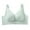 Mint Green, variant on Lace Wireless Bras for Women Breathable Comfy Soft Full Coverage Bralettes Deep V No Underwire Tshirt Sleepwear Bra Mint Green 42