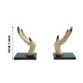 thumbnail image 3 of Adorno de escritorio Giyblacko, soporte para libros con forma de mano de bruja, novela, decoración contemporánea para estanterías, escultura de manos, juego de sujetalibros, adornos de resina para, 3 of 8
