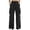 Black, variant on Zynoxe Women's Cargo Sweatpants Elastic Waist Drawstring Sweatpants for Women Loose Solid Color Wide Leg Pants Trendy Streetwear Casual Trousers with Mulit Pockets L