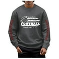thumbnail image 1 of Chandail en Molleton à Col Rond Imprimé Rugby Automne Hiver pour Hommes, Chaud et Confortable, Mode Sans Capuche, Chandail Décontracté, 1 of 4
