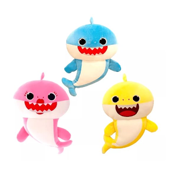 3pcs Peluche Baby Shark 32cm Juguetes COLORES