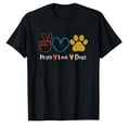 thumbnail image 1 of AALJY Peace Love Dogs Puppy Paw Cute Dog Lover Retro Vin, 1 of 5