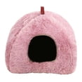 thumbnail image 2 of Cama cálida para hámster, hamaca colgante, petauro del azúcar, nido para mascotas de interior Rosa rosa, 2 of 7
