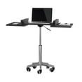 thumbnail image 3 of Techni Mobili Folding Table Laptop Cart. Color: Graphite, 3 of 5