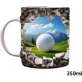 thumbnail image 5 of Ceramic Coffee Mugs, Ceramic Coffee Travel Mug - Innovative Golf Ceramic Mug, 5 of 5