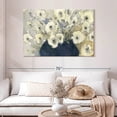 thumbnail image 2 of Elephant Stock White Blossom Study I Wall Art - Horizontal Canvas Wall Art - Living Room Wall Decor - Floral And Botanical Canvas - Blue And Yellow Decor By Samuel Dixon - 48" x 32", 2 of 8