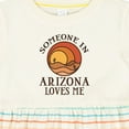 thumbnail image 4 of Inktastic Someone in Arizona Loves Me Girls Baby Dress, 4 of 5