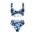 thumbnail image 4 of Rocae Evil Eye for Bikini Set for Women Two Piece Sexy High Swimsuits Split Crossover Bikini Large, 4 of 9
