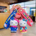 thumbnail image 2 of Llavero Kawaii Sanrio Hello Kitty, lindo llavero de gato KT, MINI muñeca colgante, mochila, adornos, joyería, regalos de vacaciones para amigos YAOSANBAO BAO unisex, 2 of 2